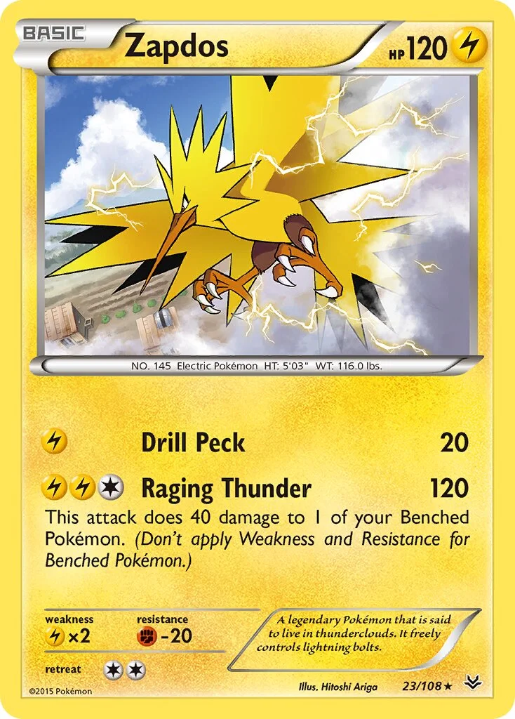 Zapdos 「ROS 23/108」「EN」