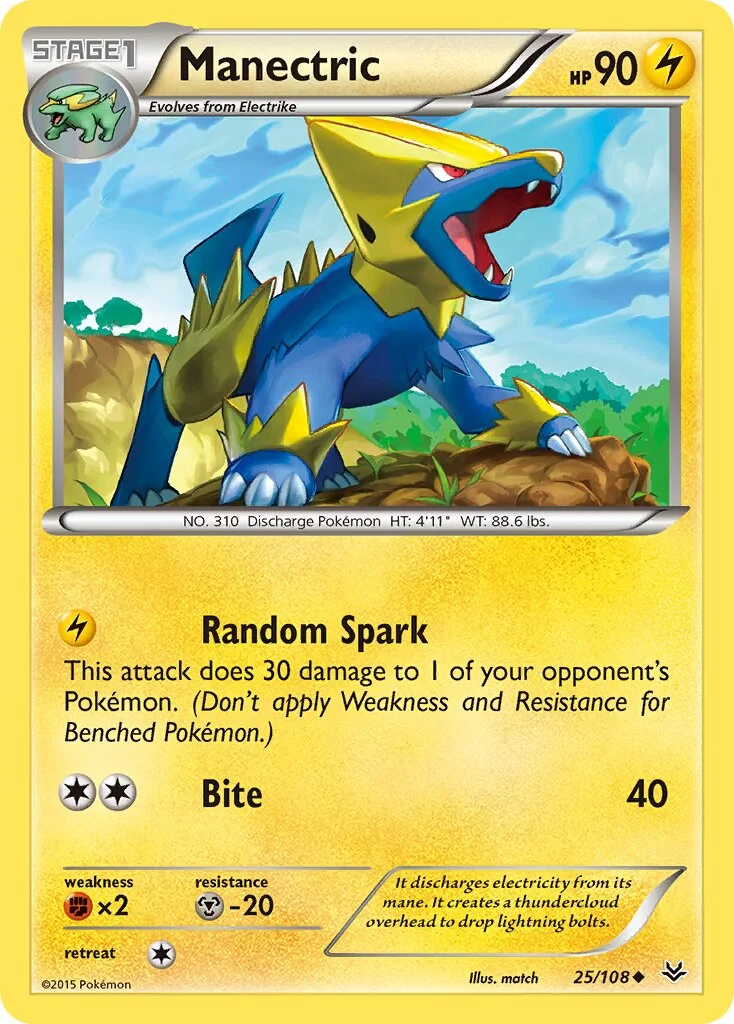 Manectric 「ROS 25/108」「EN」