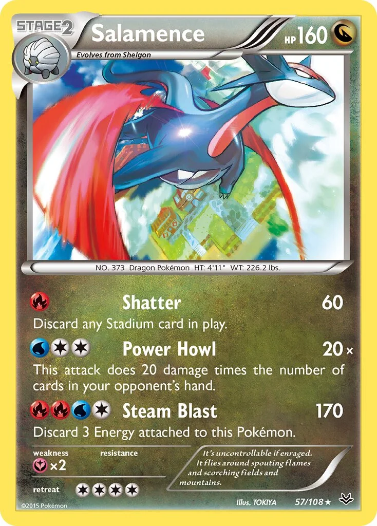 Salamence 「ROS 57/108」「EN」