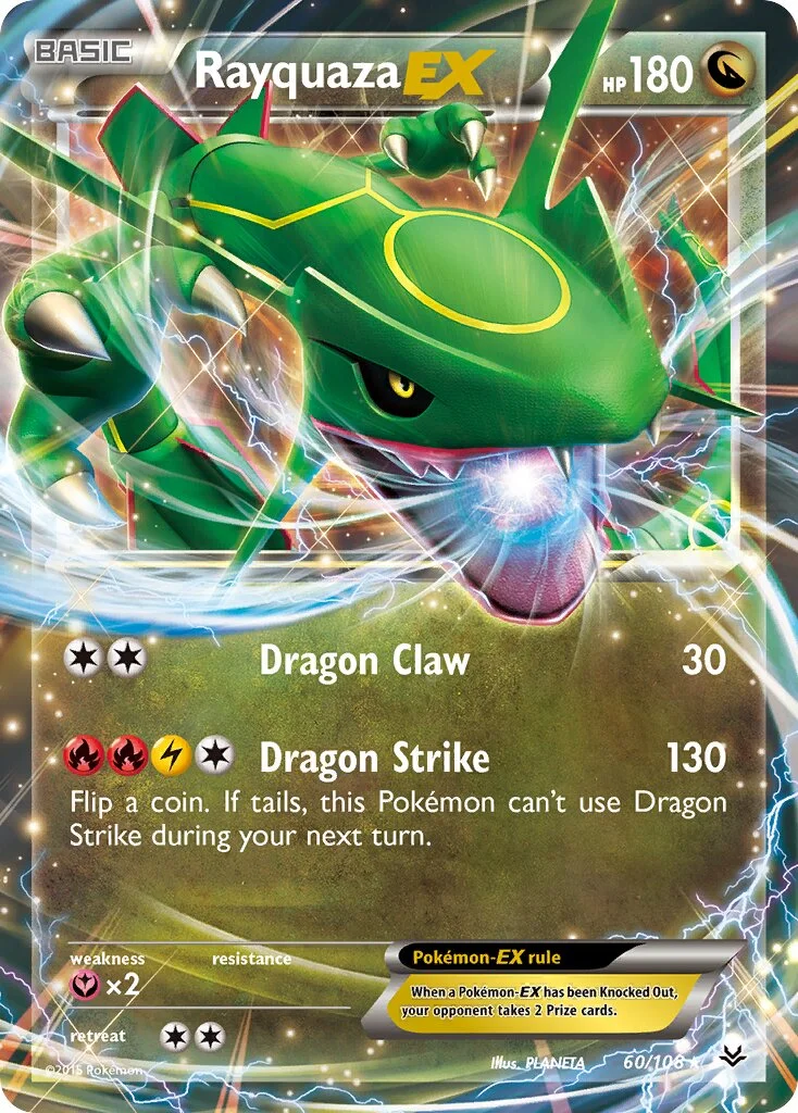 Rayquaza-EX 「ROS 60/108」「EN」