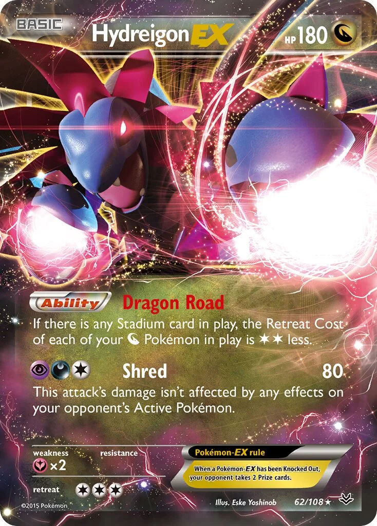 Hydreigon-EX 「ROS 62/108」「EN」