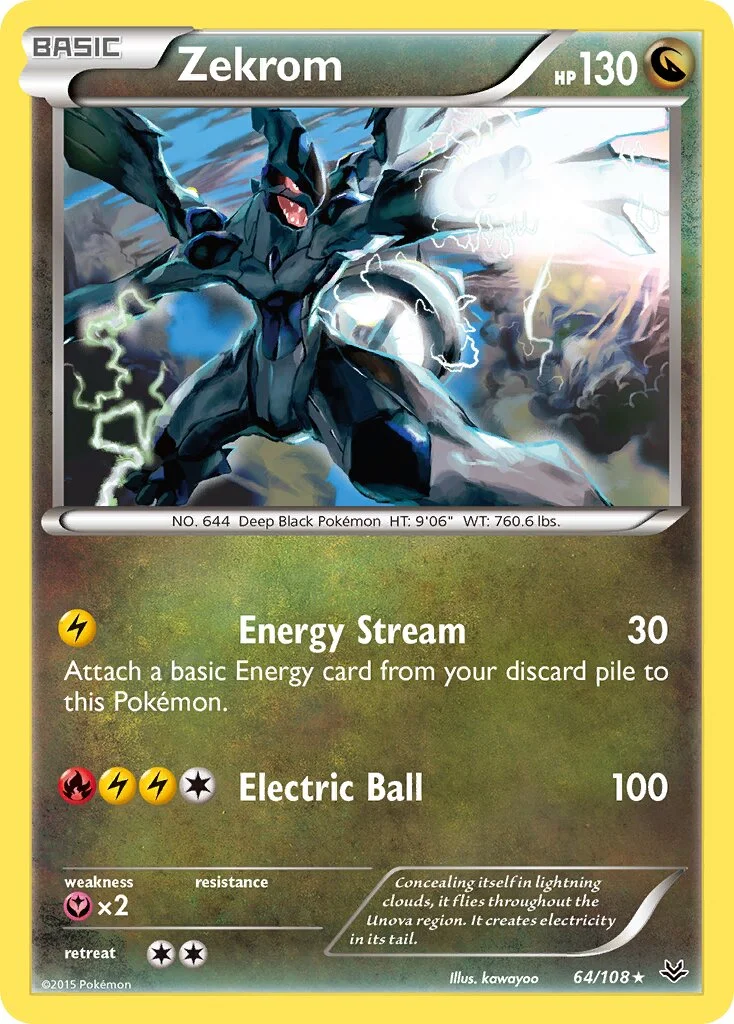 Zekrom 「ROS 64/108」「EN」