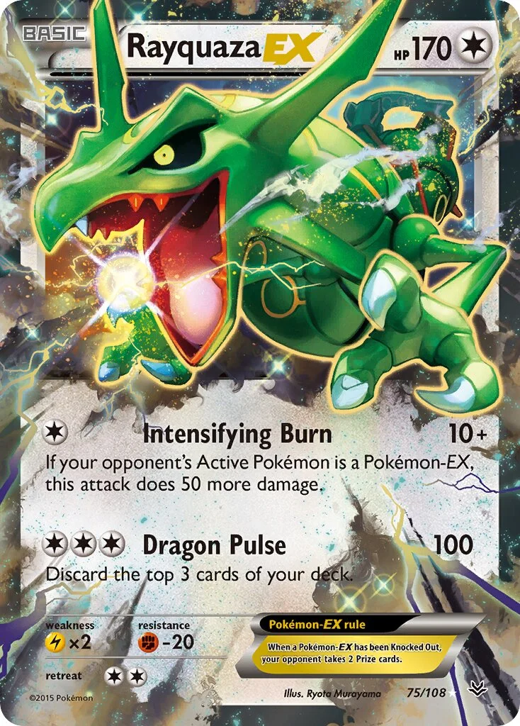 Rayquaza-EX 「ROS 75/108」「EN」