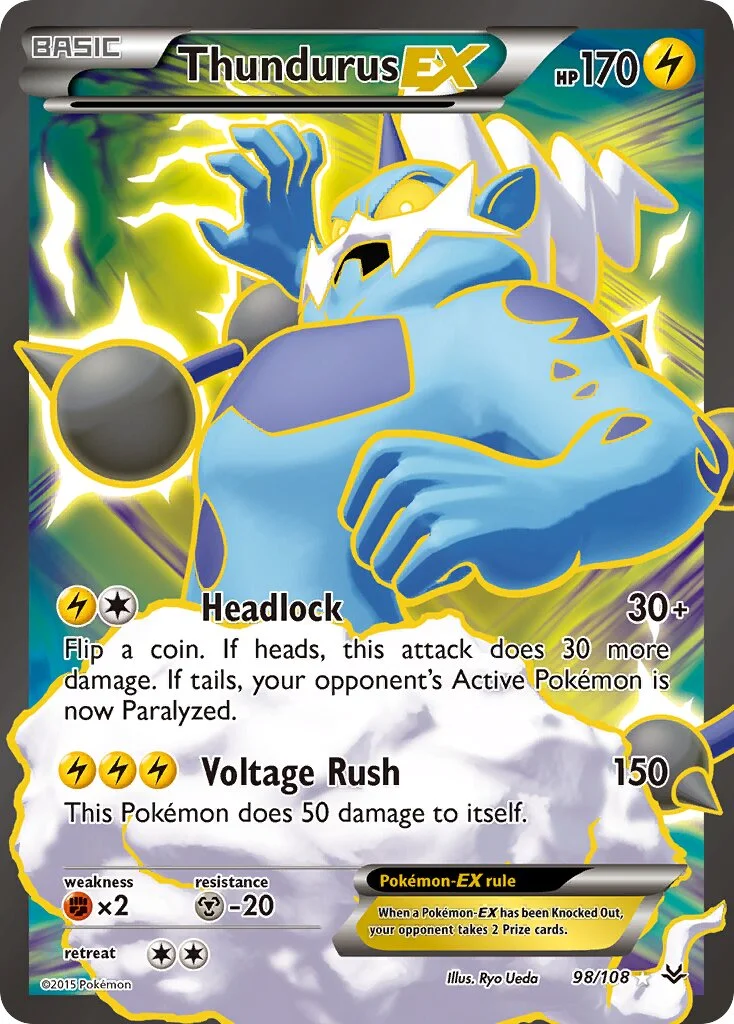 Thundurus-EX 「ROS 98/108」「EN」