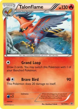 Talonflame #15/108 · Pokémon