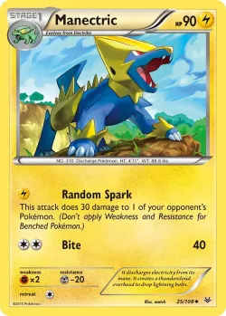 Manectric #25/108 · Pokémon