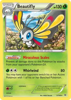 Beautifly #5/108 · Pokémon