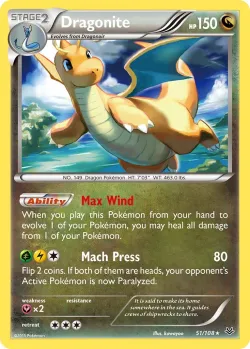 Dragonite #51/108 · Pokémon