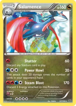 Salamence #57/108 · Pokémon