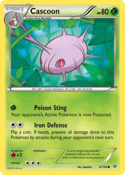 Cascoon #6/108 · Pokémon