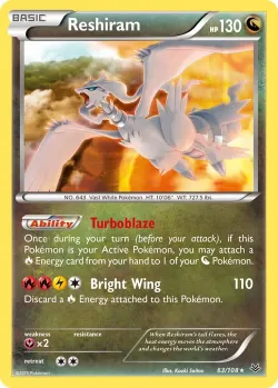Reshiram #63/108 · Pokémon