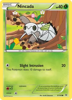 Nincada #9/108 · Pokémon
