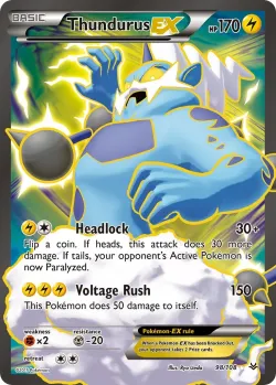 Thundurus-EX 「ROS 98/108」「EN」