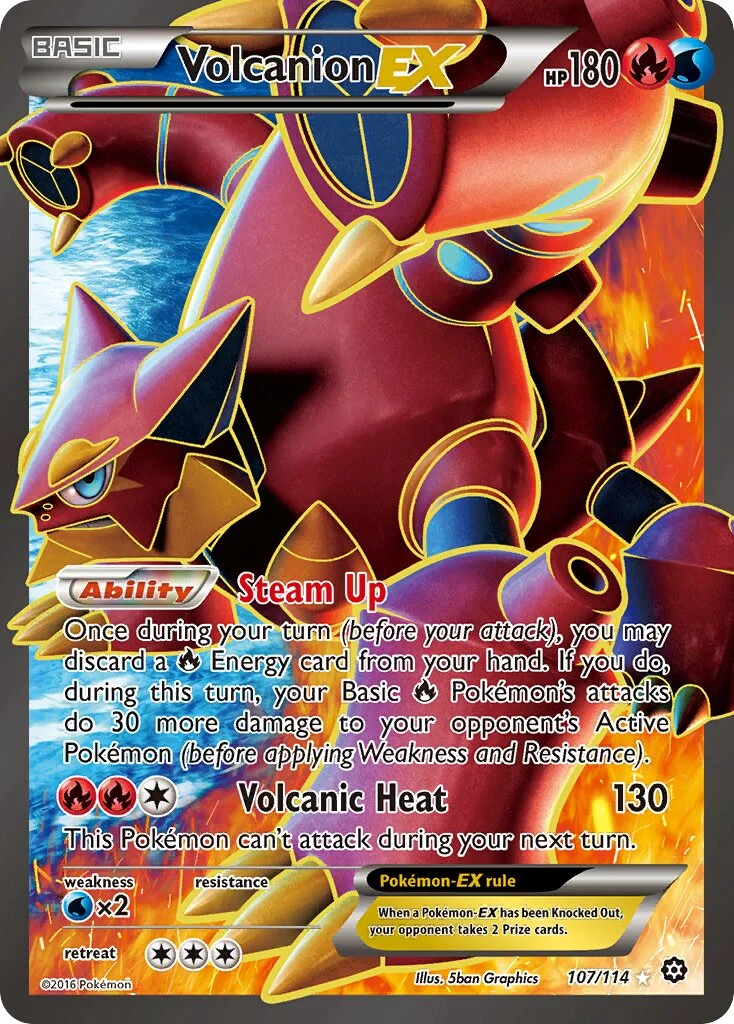 Volcanion-EX 「STS 107/114」「EN」