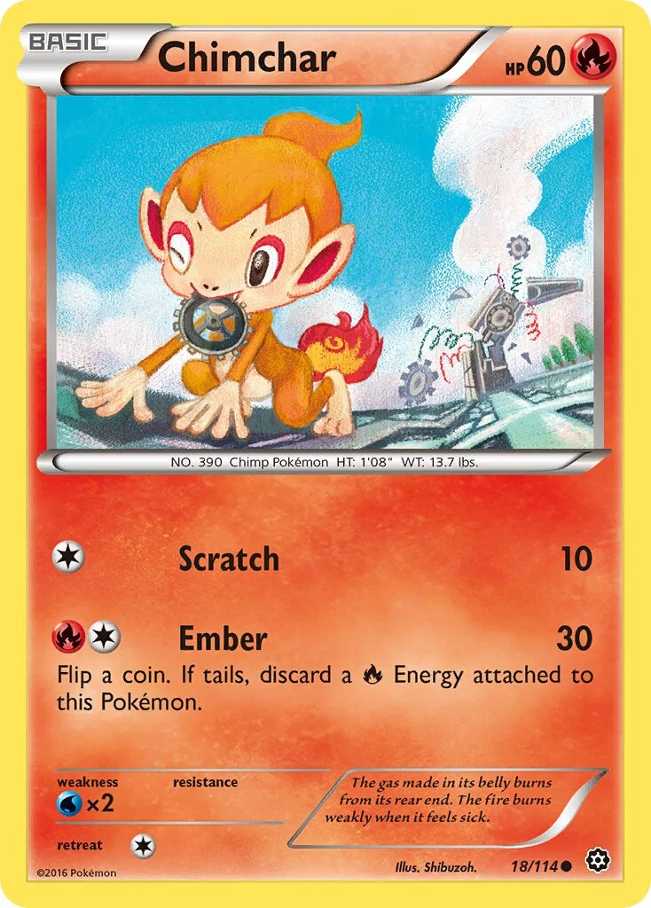 Chimchar 「STS 18/114」「EN」