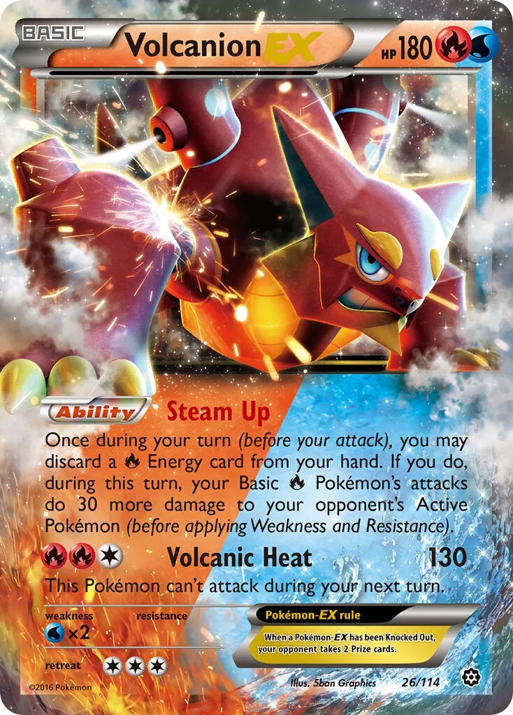 Volcanion-EX 「STS 26/114」「EN」