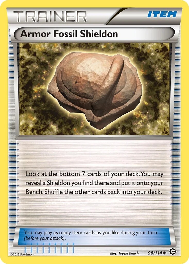 Armor Fossil Shieldon 「STS 98/114」「EN」