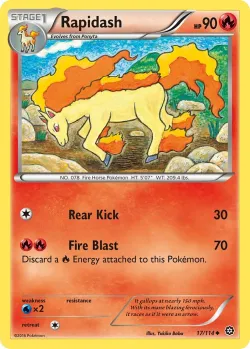 Rapidash #17/114 · Pokémon