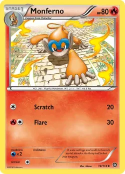 Monferno #19/114 · Pokémon