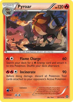 Pyroar #23/114 · Pokémon
