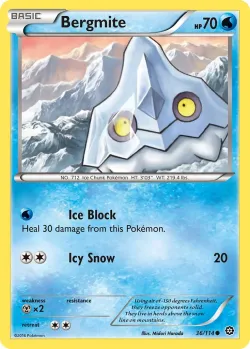 Bergmite #36/114 · Pokémon