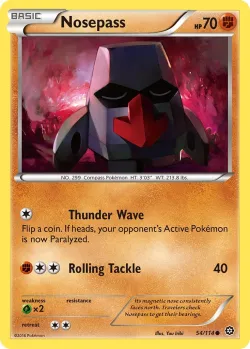 Nosepass #54/114 · Pokémon
