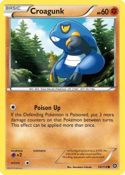 Croagunk #58/114 · Pokémon