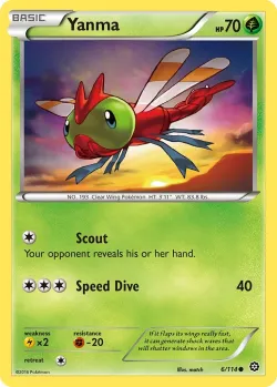 Yanma #6/114 · Pokémon