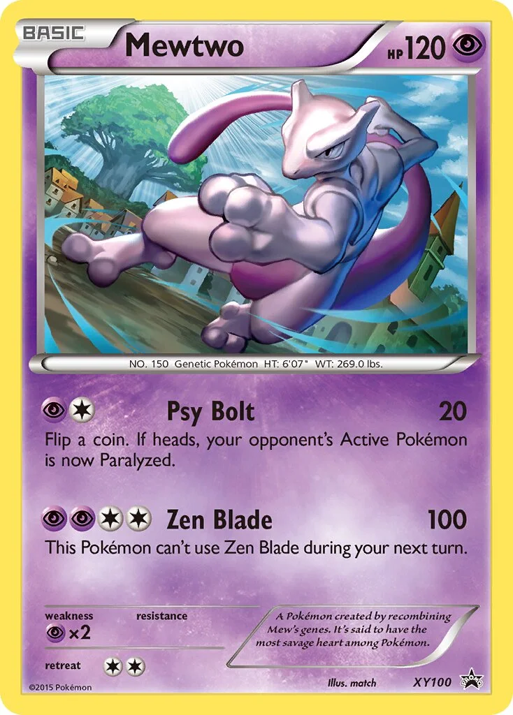 Mewtwo 「XYP XY100」「EN」