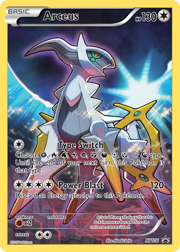 Arceus 「XYP XY116」「EN」