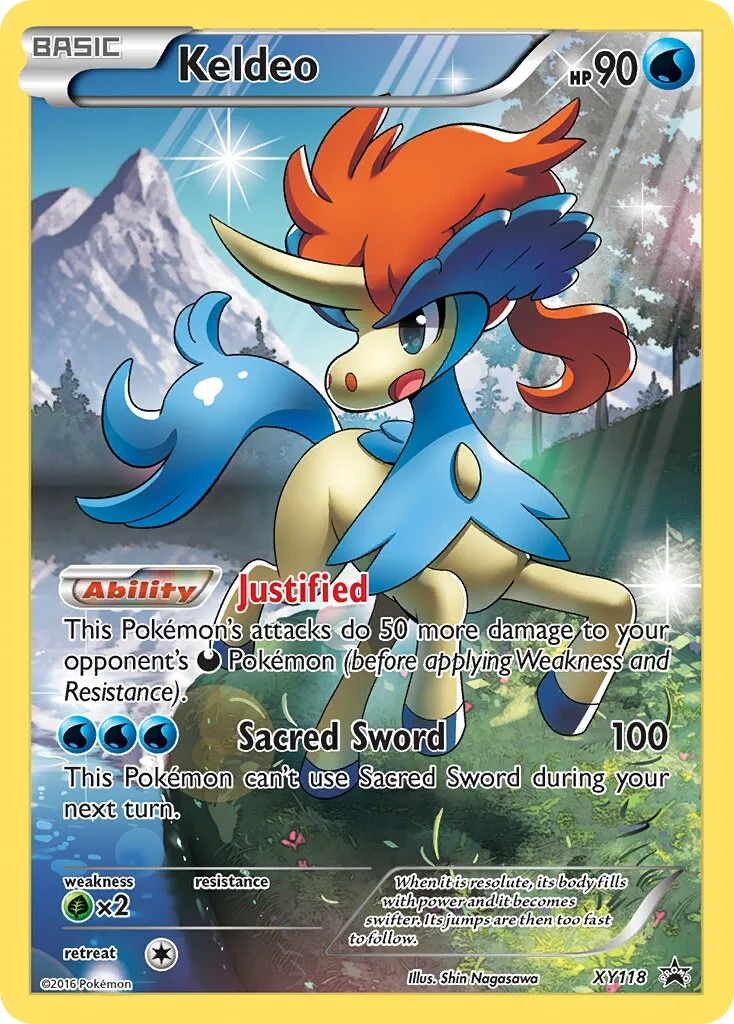 Keldeo 「XYP XY118」「EN」
