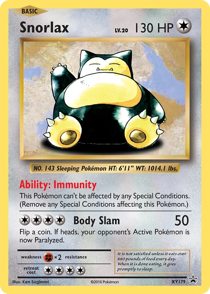 Snorlax 「XYP XY179」「EN」