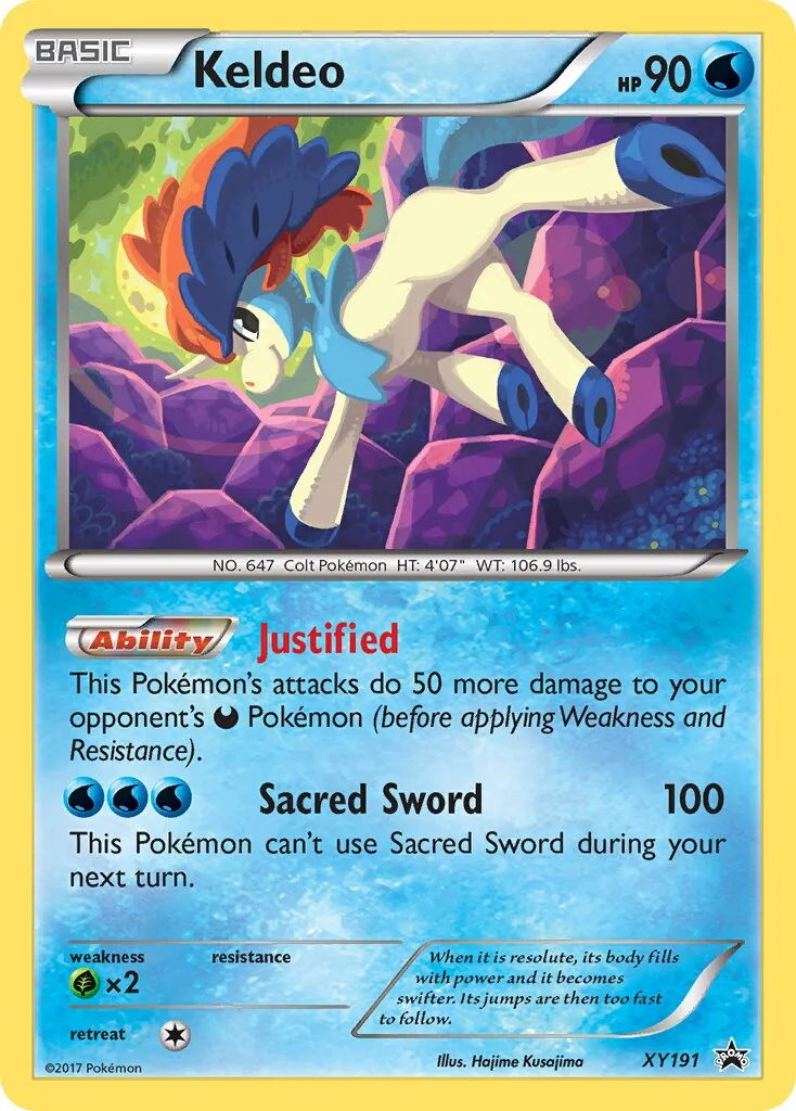 Keldeo 「XYP XY191」「EN」