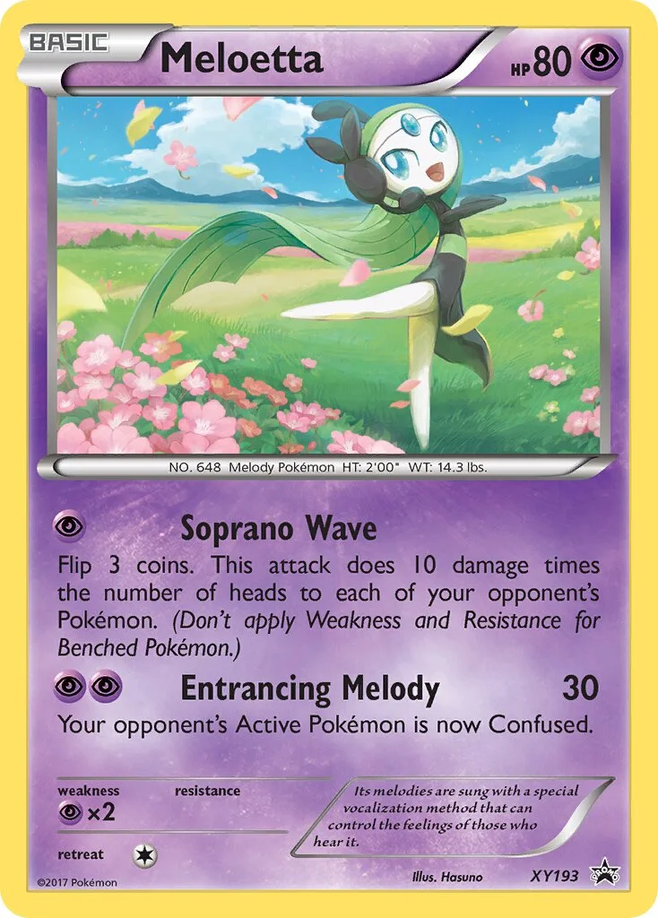 Meloetta 「XYP XY193」「EN」