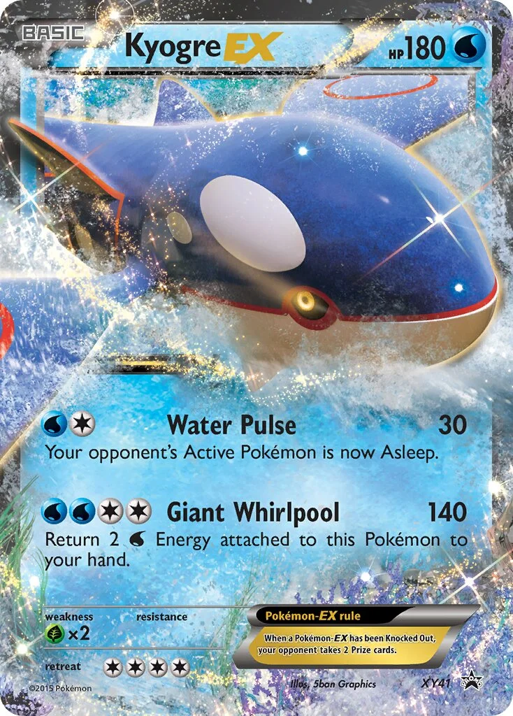 Kyogre-EX 「XYP XY41」「EN」