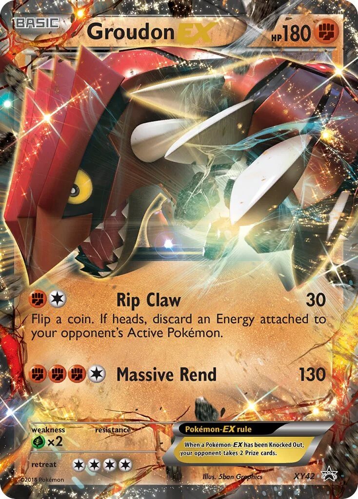 Groudon-EX 「XYP XY42」「EN」