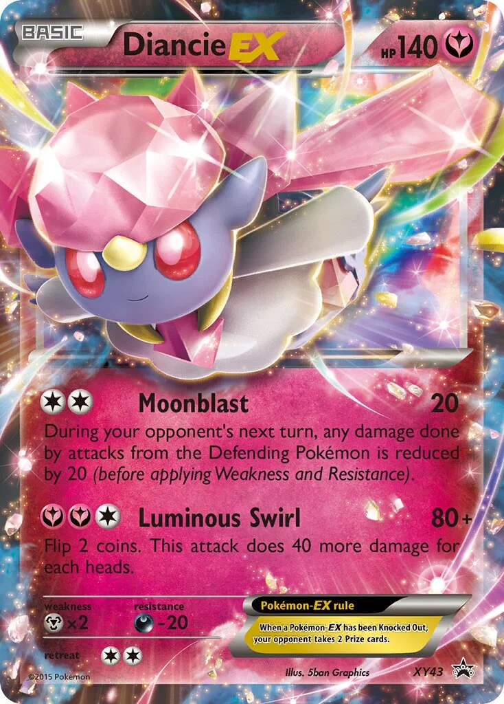 Diancie-EX 「XYP XY43」「EN」