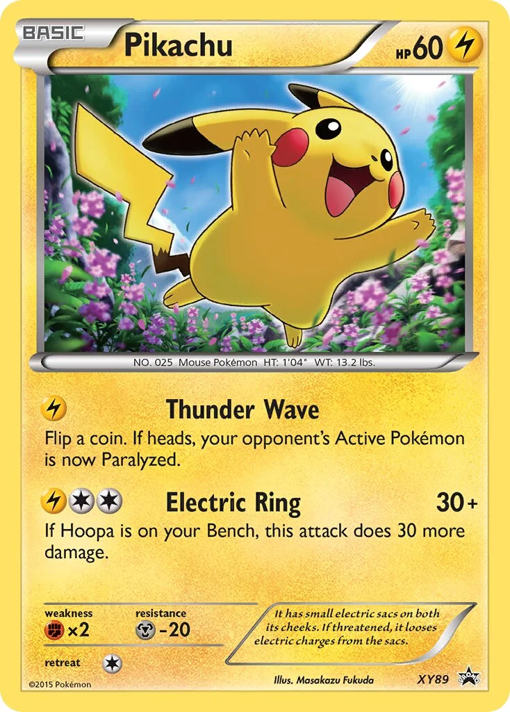 Pikachu 「XYP XY89」「EN」
