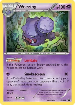 Weezing #XY163 · Pokémon