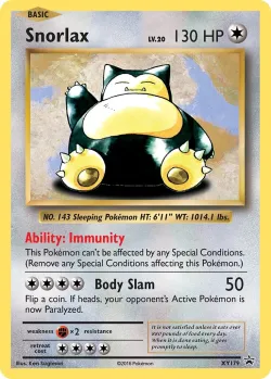 Snorlax #XY179 · Pokémon