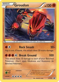 Groudon #XY52 · Pokémon