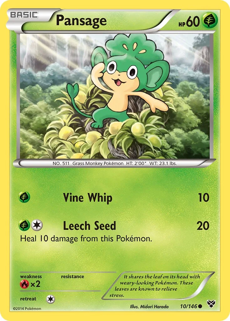 Pansage 「XY 10/146」「EN」