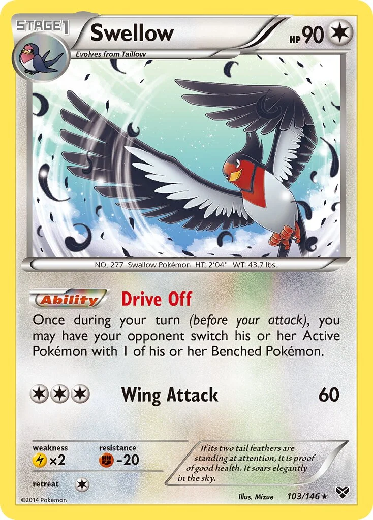 Swellow 「XY 103/146」「EN」