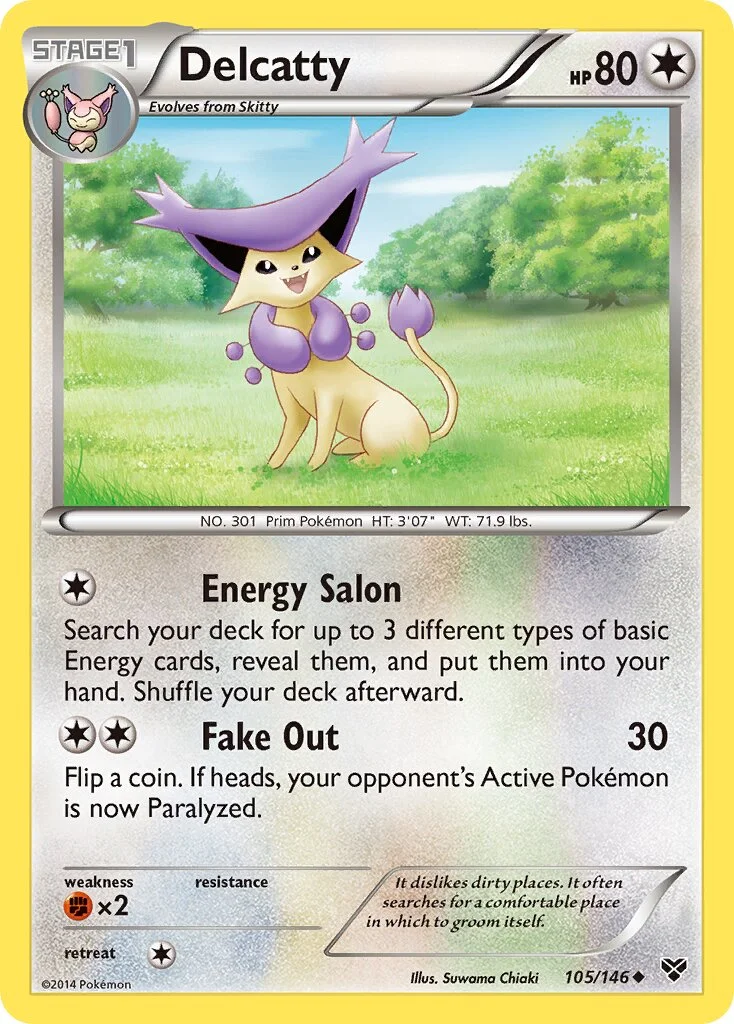 Delcatty 「XY 105/146」「EN」