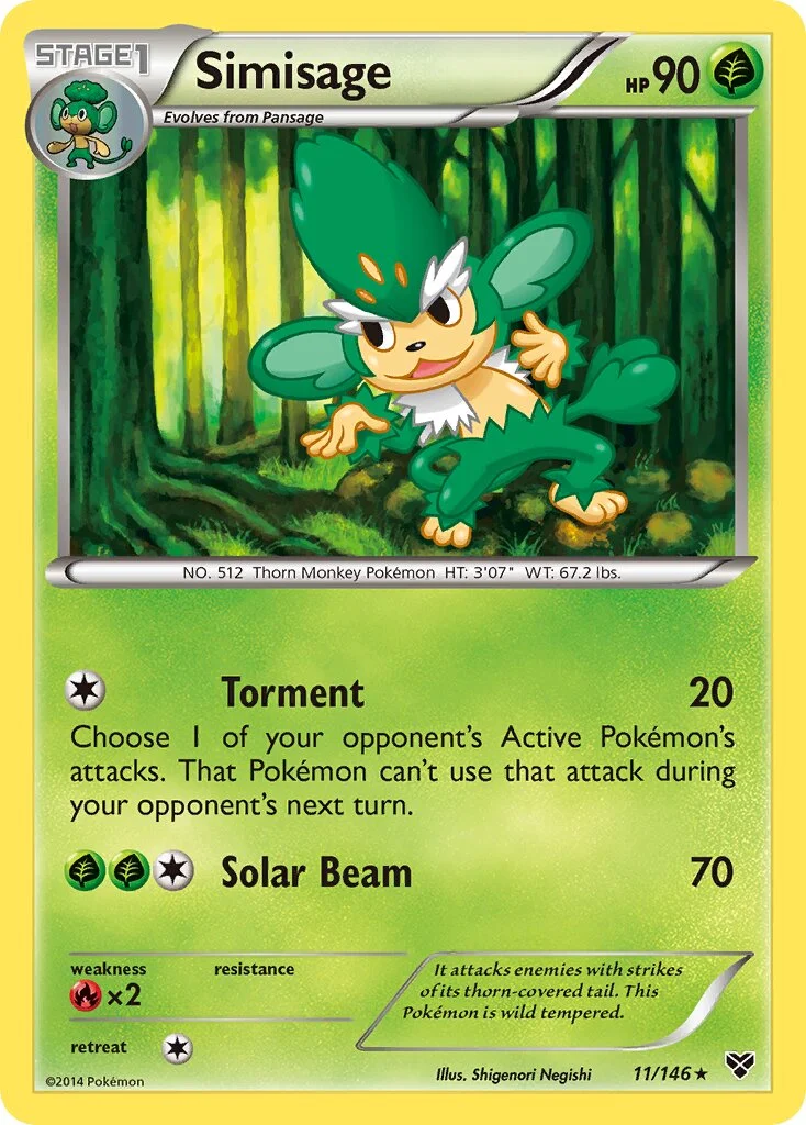 Simisage 「XY 11/146」「EN」