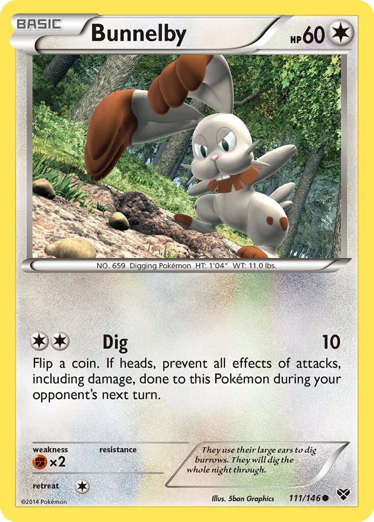 Bunnelby 「XY 111/146」「EN」