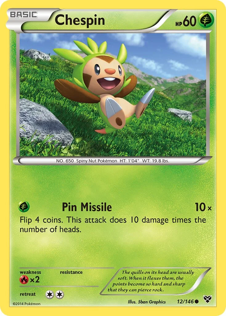 Chespin 「XY 12/146」「EN」