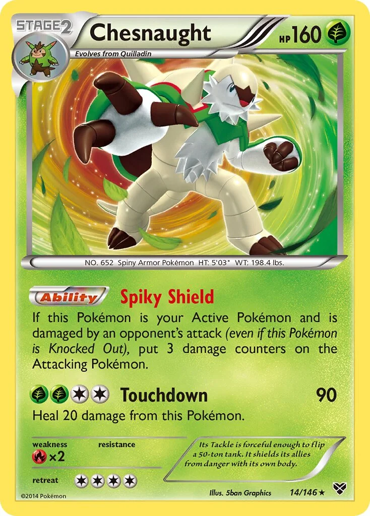 Chesnaught 「XY 14/146」「EN」