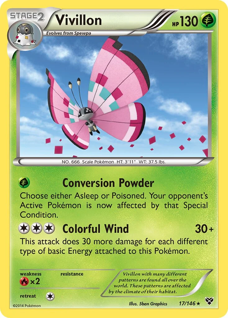 Vivillon 「XY 17/146」「EN」
