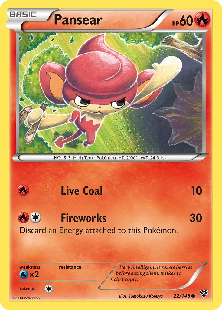 Pansear 「XY 22/146」「EN」